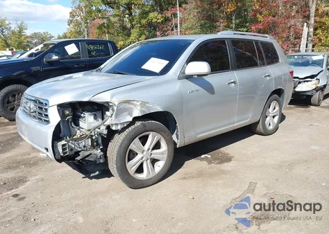 2008 Toyota Highlander Limited from USA, damaged, VIN JTEES42A882071598